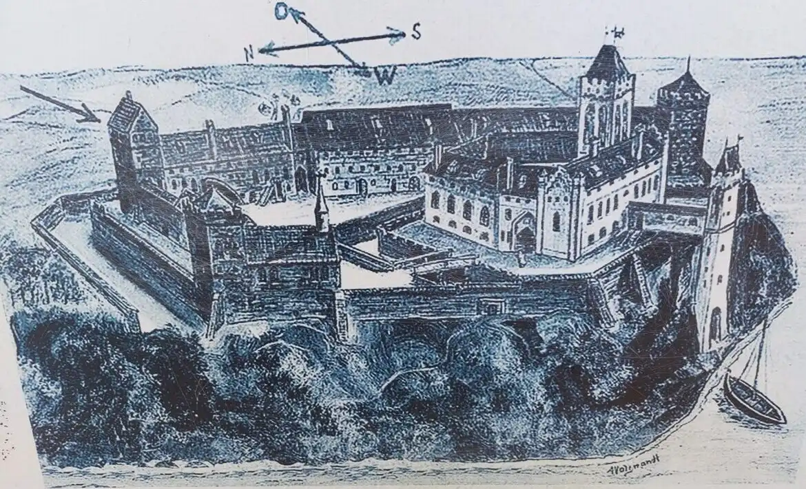 реконструкция замка Бальга