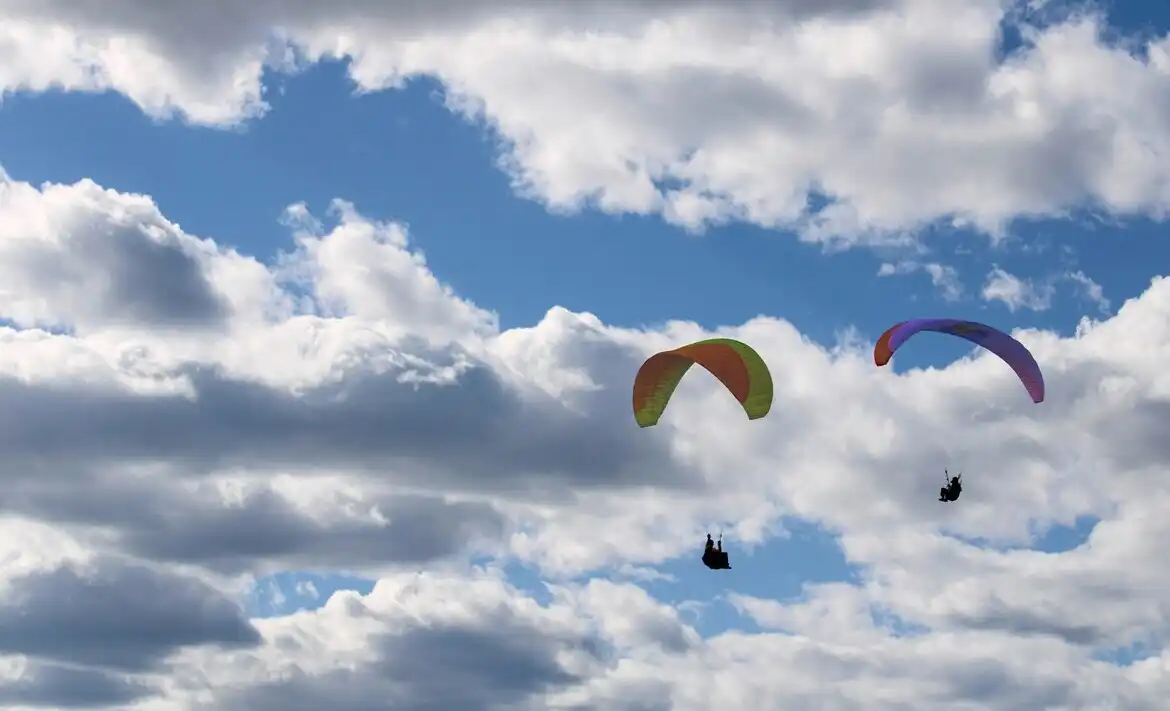 парапланы в небе