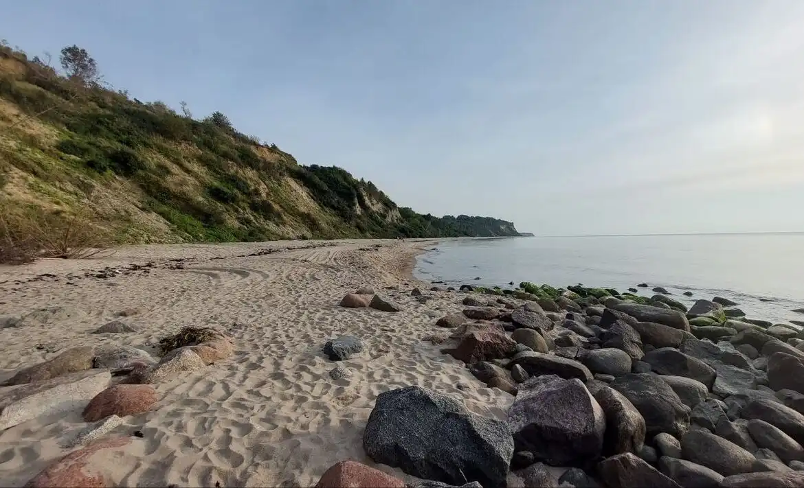 пляж в поселке Донское