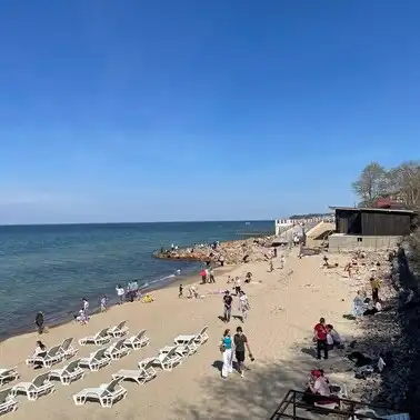 Пляж в Светлогорске