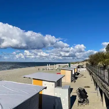 городской пляж в Балтийске