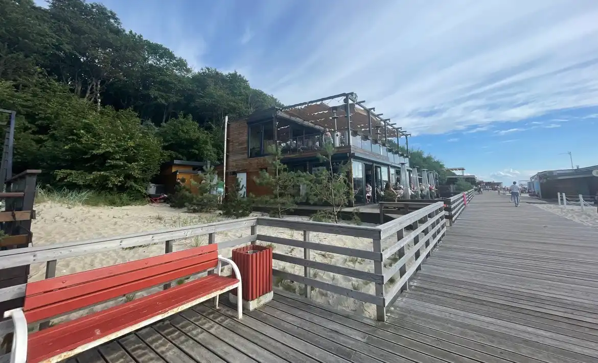 пляж в Янтарном