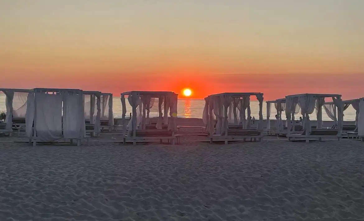 пляж в Янтарном