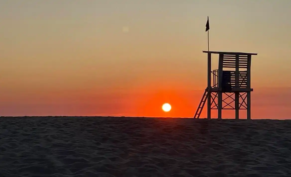 пляж в Янтарном