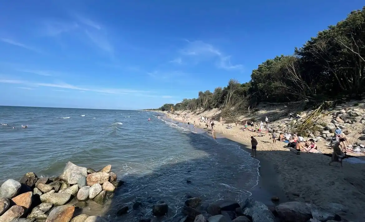 пляж Зеленоградска